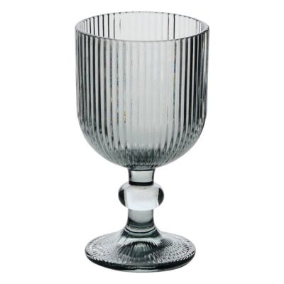 Lot de 6 verres à vin Ema gris D7,9xH14,3cm - Atmosphera Créateur d'intérieur