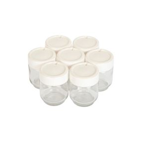 Lot de 7 pots pour yaourtière moulinex Moulinex A14A03