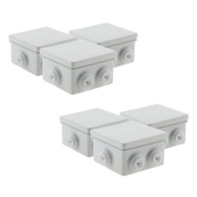 Lot de 8 boîtes de dérivation étanches IP55 Zenitech