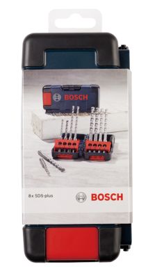 Lot de 8 forets SDS Plus robust Bosch