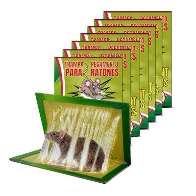 Lot de 8 Piège à souris collant anti rongeur, Attrape Souris Piège à colle Ultra Puissant plaque de glue