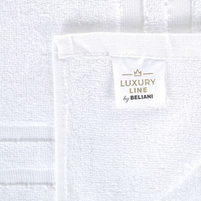 Lot de 9 serviettes MITIARO Tissu éponge Blanc