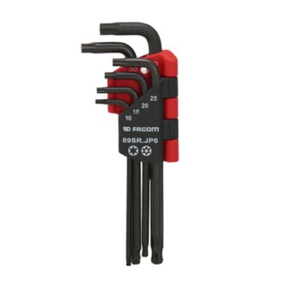 Lot de clés allen mâles Torx Facom 89SR.JP6PG - 6 pièces