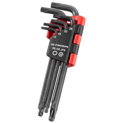 Lot de clés allen mâles Torx Facom 89SR.JP6PG - 6 pièces