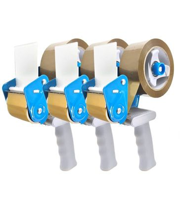Lot de dévidoirs à scotch pour ruban adhésif 48 mm - Lot de 2,3 ou 4 Taille - Lot de 3