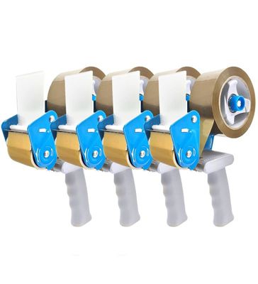 Lot de dévidoirs à scotch pour ruban adhésif 48 mm - Lot de 2,3 ou 4 Taille - Lot de 4