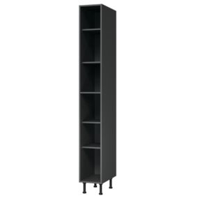 Lot de tablettes pour colonne anthracite L. 30 cm x P. 57 cm GoodHome