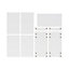 Lot de tablettes pour colonne blanc L. 30 cm x P. 57 cm Caraway Innovo GoodHome