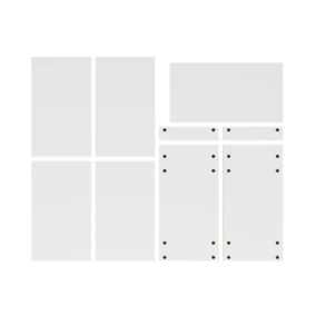 Lot de tablettes pour colonne blanc L. 30 cm x P. 57 cm Caraway Innovo GoodHome