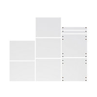 Lot de tablettes pour colonne blanc L. 60 cm x P. 57 cm Caraway Innovo GoodHome