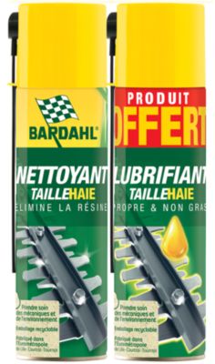 Lot nettoyant et lubrifiant taille-haie Bardahl