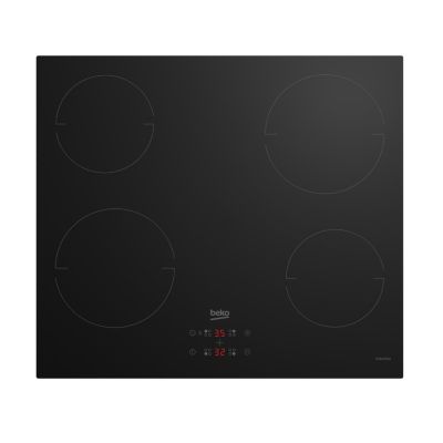 Lot plaque de cuisson à induction + Four multifonctions Beko noir