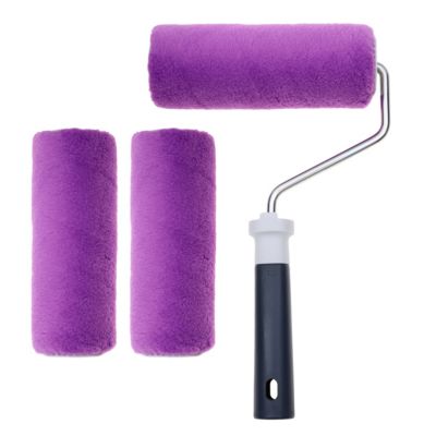 Lot rouleau monocouche GoodHome 180mm + 2 manchons + Perche téléscopique extensible 2m