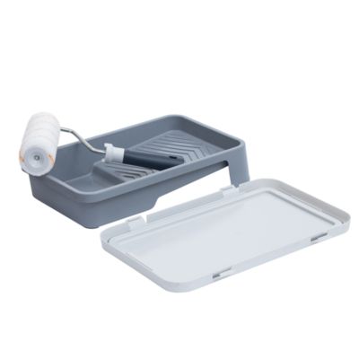 Lot rouleau mur et plafond 180mm + bac à peinture + couvercle GoodHome