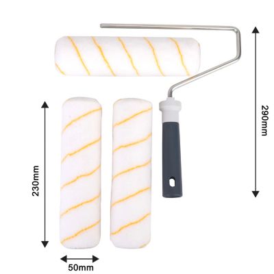 Lot rouleau surface lisse + 3 manchons GoodHome 230mm