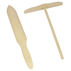 Lot spatule + raclette à crêpe Metaltex 57970157080