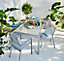 Lot table de jardin Verena + 4 chaises de jardin + 2 fauteuils de jardin