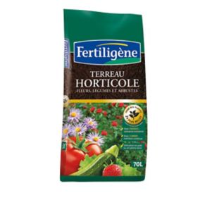 Lot terreau horticole Fertiligène 70 L 2 + 1 gratuit