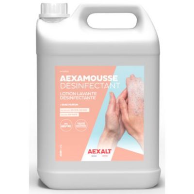 Lotion lavante Aexamousse désinfectante bidon de 5L - AEXALT - AX651