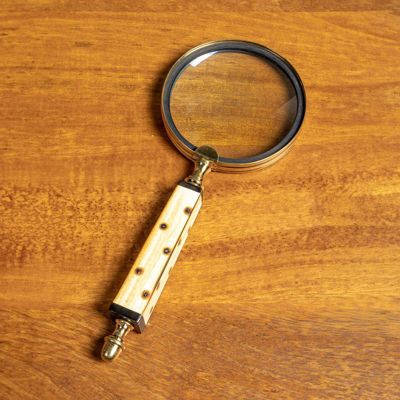 Loupe corne carrée 26x10cm - CHEHOMA