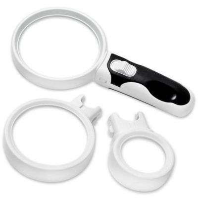 Loupe FISHTEC 3 en 1 - 3 Grossissements 2,5X , 5X, 162X - Lumières LED