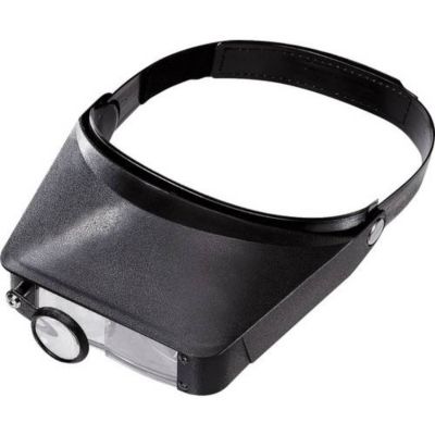Loupe frontale 4 grossissements 1,8x-4,8x, fixation auto-agrippante, légère et compacte (180 x 250 mm)