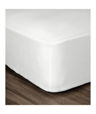 MARINA - Drap Housse Uni 160 x 200 Coton - Lit 2 Personnes