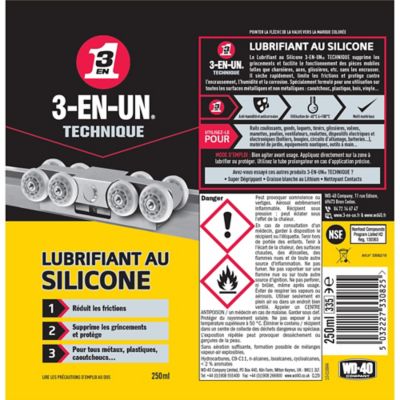 Lubrifiant au Silicone 3-EN-UN TECHNIQUE 250ml