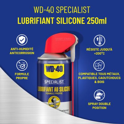 Lubrifiant au Silicone WD-40 Specialist 250ml