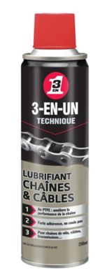 Lubrifiant Chaîne & Câbles 3-EN-UN TECHNIQUE 250ml