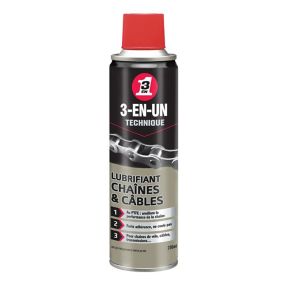 Lubrifiant Chaîne & Câbles 3-EN-UN TECHNIQUE 250ml