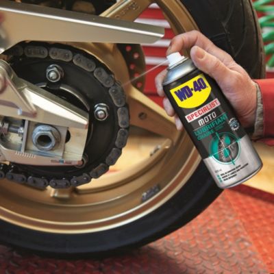 Lubrifiant chaîne de moto WD40 400 ml