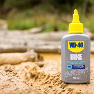 Lubrifiant chaîne de vélo conditions humides WD40 100 ml
