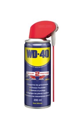 Lubrifiant multifonction WD-40 Spray Double Position 200 ml