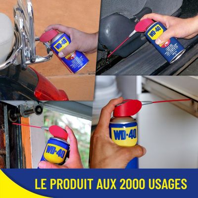 Lubrifiant multifonction WD-40 Spray Double Position 200 ml