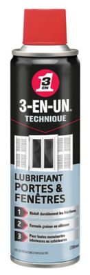 Lubrifiant Portes & Fenêtres 3-EN-UN TECHNIQUE 250ml