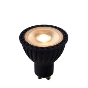 Lucide MR16 - Ampoule led - 5 cm - LED 3 StepDim - GU10 - 1x5W 2600K/2800K - Noir