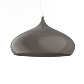 LUMICOM - CALICE Suspension, 1X E27, max 42W, métal, gris tourterelle , D.60cm