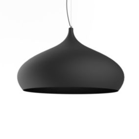 LUMICOM - CALICE Suspension, 1X E27, max 42W, métal, noir mat, D.60cm