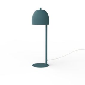 LUMICOM - CAMPANELLA Lampe de table, 1XGU10, max 42W, métal, bleu méditerranèen, D12cm