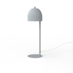 LUMICOM - CAMPANELLA Lampe de table, 1XGU10, max 42W, métal, gris , D12cm