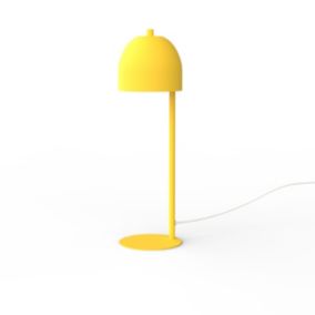 LUMICOM - CAMPANELLA Lampe de table, 1XGU10, max 42W, métal, jaune, D12cm