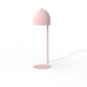 LUMICOM - CAMPANELLA Lampe de table, 1XGU10, max 42W, métal, rose, D12cm