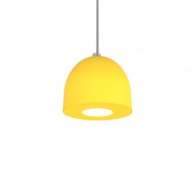 LUMICOM - CAMPANELLA Suspension, 1X GU10, max 33W, métal, jaune, D.12cm