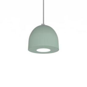 LUMICOM - CAMPANELLA Suspension, 1X GU10, max 33W, métal, vert iceberg, D.12cm