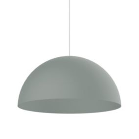 LUMICOM - CASSIS PENDEL Suspension, 1XE27, max 42W, métal, vert iceberg, D40cm