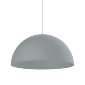 LUMICOM - CASSIS PENDEL Suspension, 1XE27, max 42W, métal, window grey, D40cm