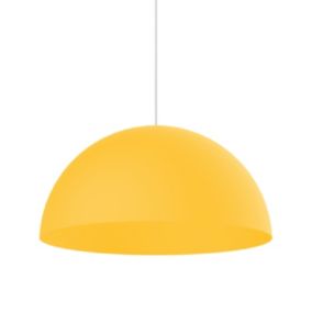 LUMICOM - CASSIS PENDEL Suspension, 1XE27, max 42W, métal, zinc yellow, D40cm