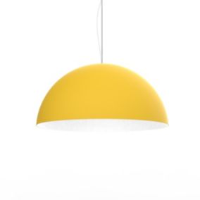 LUMICOM - CASSIS Suspension, 1XE27, max 42W, métal, jaune/blanc, D60cm