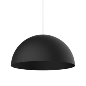 LUMICOM - CASSIS Suspension, 1XE27, max 42W, métal, noir mat, D40cm